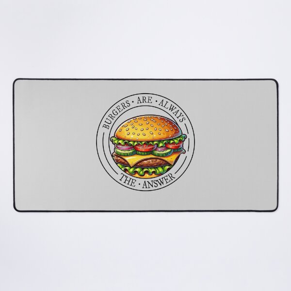 Item preview, Burgers are always the answer! Cheeseburger Fun designed and sold by Skizzenmonster.