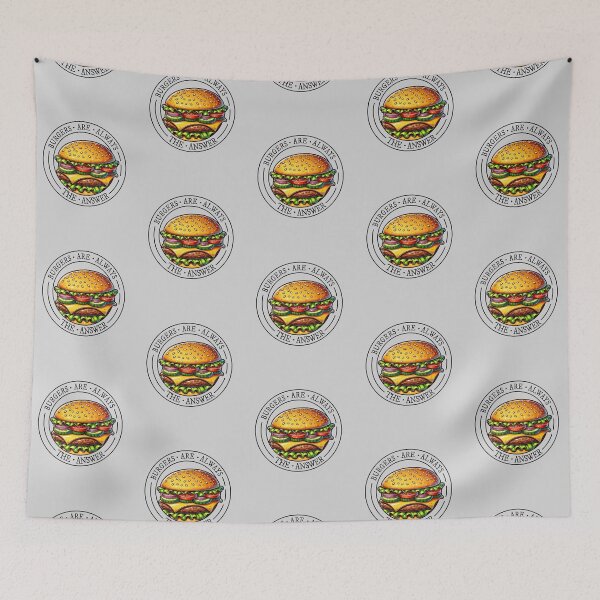 Item preview, Burgers are always the answer! Cheeseburger Fun designed and sold by Skizzenmonster.