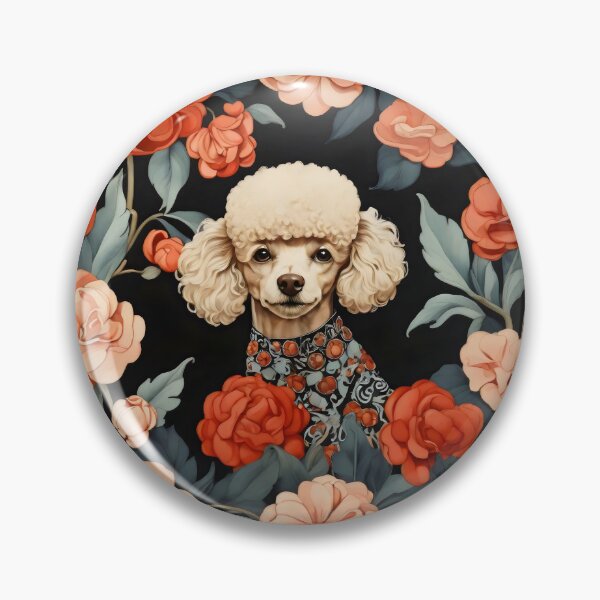 Item preview, Poodle inspired by Georgia O Keeffe designed and sold by bloomandbark.