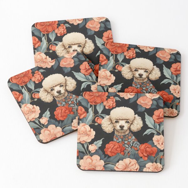 Item preview, Poodle inspired by Georgia O Keeffe designed and sold by bloomandbark.