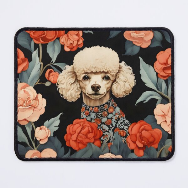 Item preview, Poodle inspired by Georgia O Keeffe designed and sold by bloomandbark.