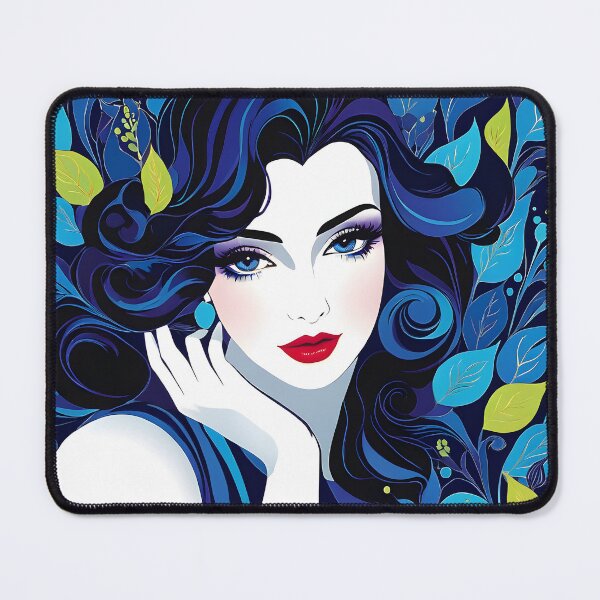 Item preview, Portrait Enchanted Evening: Floral Fantasy Under Moonlit Sky designed and sold by MidnightChiffon.