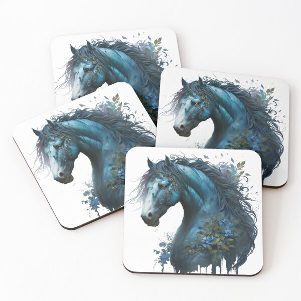 Item preview, Magical Blue Horse designed and sold by Eiwaprints.