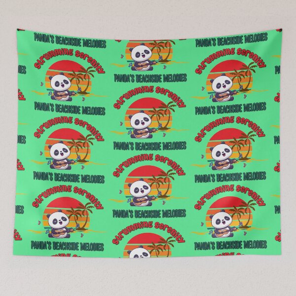 Item preview,  Panda's Beachside Melodies designed and sold by Rajasekar.