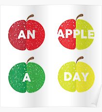 An Apple A Day Poster