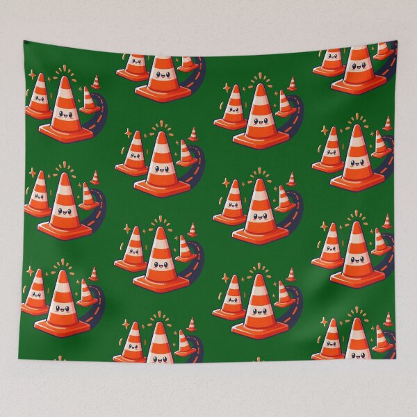 Item preview, Orange Traffic Cones designed and sold by CatherineLievre.