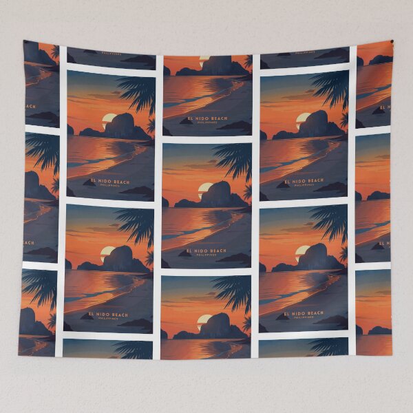 Item preview, El Nido Beach Bliss: Philippines designed and sold by NeuralVibe.
