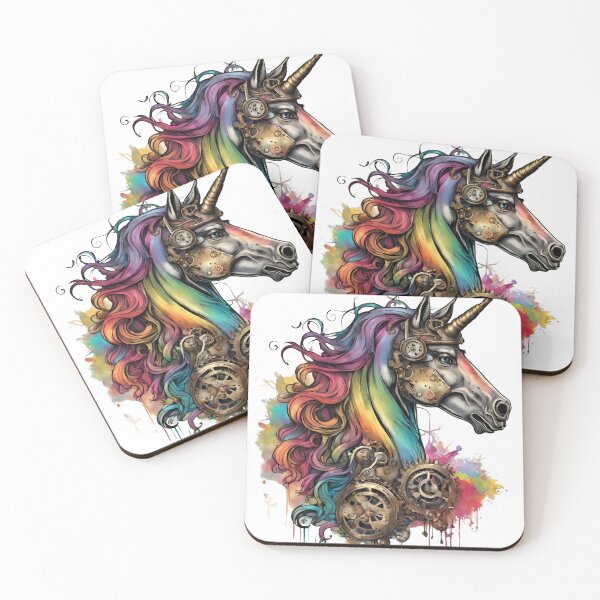 Item preview, Steampunk Unicorn designed and sold by BakaDoodles.