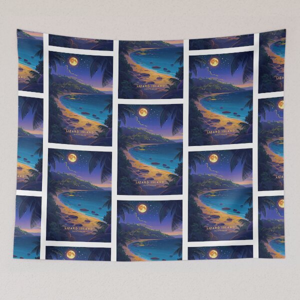 Item preview, Lizard Island Escape: Australia designed and sold by NeuralVibe.