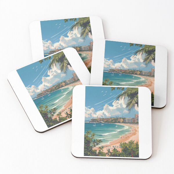 Item preview, Manly Beach Marvel: Australia designed and sold by NeuralVibe.