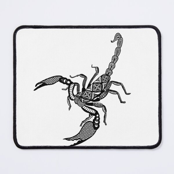 Item preview, graphic scorpion with patterns designed and sold by Tetiana Pohurska.