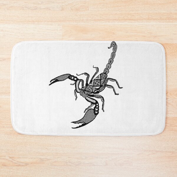 Item preview, graphic scorpion with patterns designed and sold by Tetiana Pohurska.