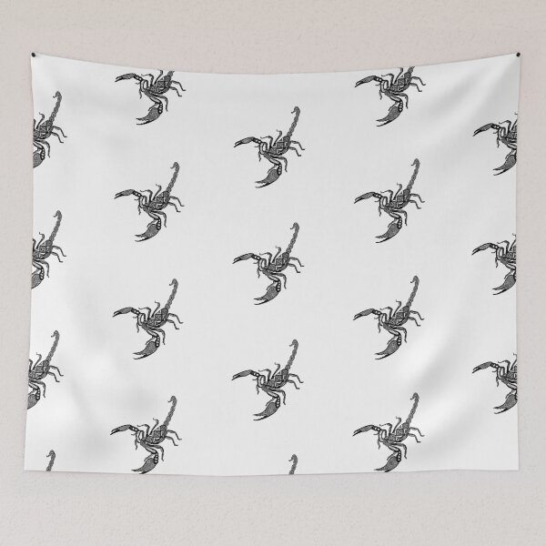 Item preview, graphic scorpion with patterns designed and sold by Tetiana Pohurska.