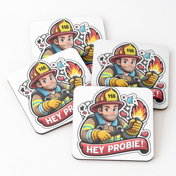 Item preview, hey probie firefighter station 118 designed and sold by AnnesCreatives.