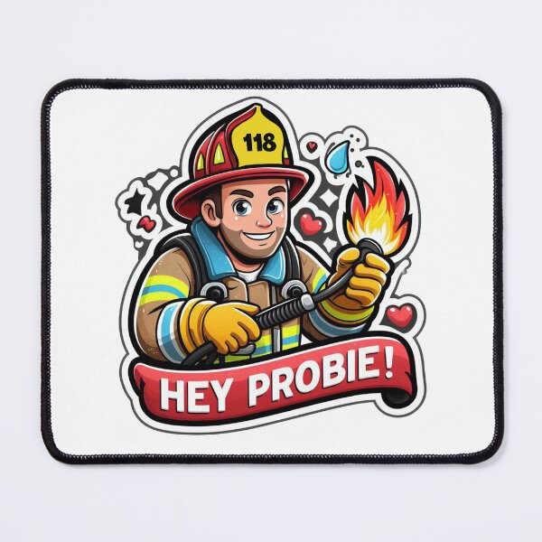 Item preview, hey probie firefighter station 118 designed and sold by AnnesCreatives.