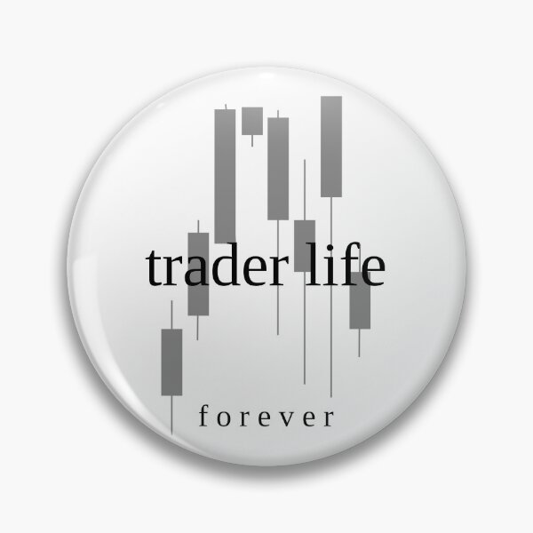 Item preview, Trader Life Forever With Monochrome Candle Sticks designed and sold by SrSCreative.