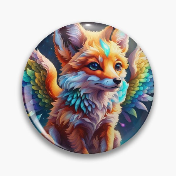 Item preview,  Four Winged Fox Pup Solar Space designed and sold by FaeFoxArtShop.