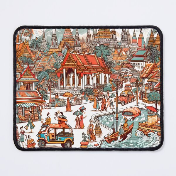 Item preview, Drawing and painting Thai art (11) designed and sold by fatimah-SL.
