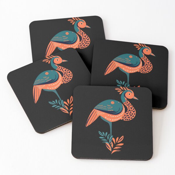 Item preview, Orange heron designed and sold by moderncolor.