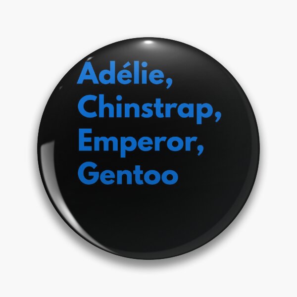 Item preview, Adélie, Chinstrap, Emperor, Gentoo designed and sold by kambrialeighton.