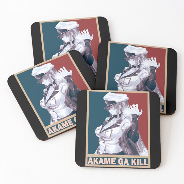 Artikelvorschau, Esdeath AGK Vintage-Vektordesign entworfen und verkauft von Wafusaurus.