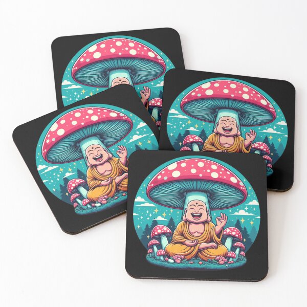 Item preview, Magic Mushroom Buddha designed and sold by CatherineLievre.