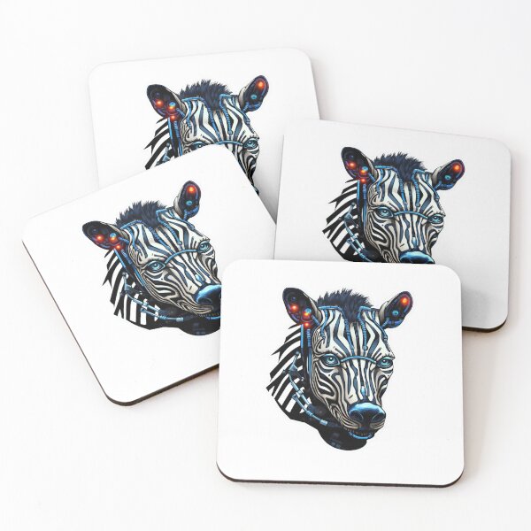Item preview, Cyber Zebra // Zebra // Animal // Cyber Animal // Future // Animal Warrior designed and sold by SMARTKIT  DESIGNAGENCY.