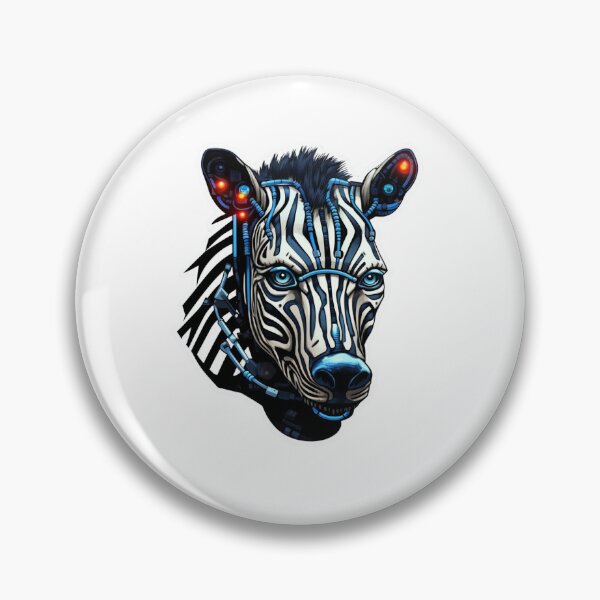 Item preview, Cyber Zebra // Zebra // Animal // Cyber Animal // Future // Animal Warrior designed and sold by SMARTKIT  DESIGNAGENCY.