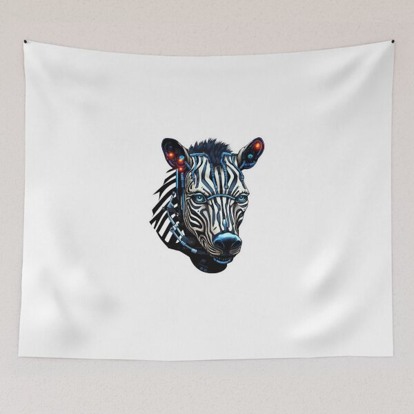 Item preview, Cyber Zebra // Zebra // Animal // Cyber Animal // Future // Animal Warrior designed and sold by SMARTKIT  DESIGNAGENCY.