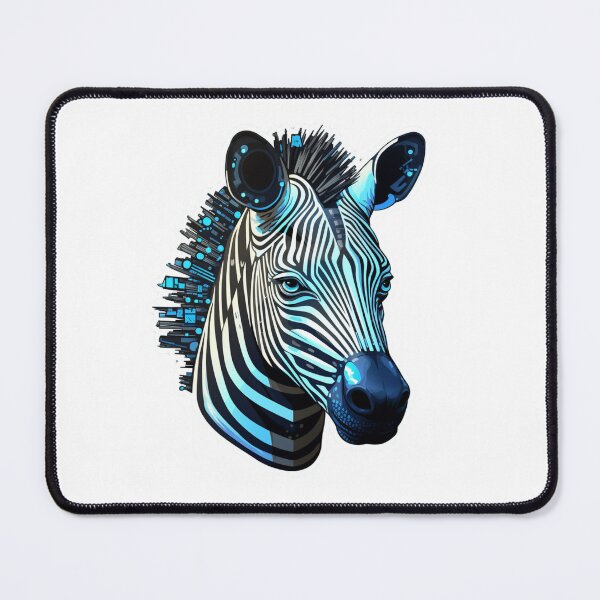 Item preview, Cyber Zebra // Zebra // Animal // Cyber Animal // Future // Animal Warrior designed and sold by SMARTKIT  DESIGNAGENCY.