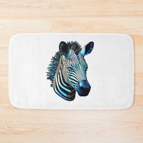 Item preview, Cyber Zebra // Zebra // Animal // Cyber Animal // Future // Animal Warrior designed and sold by SMARTKIT  DESIGNAGENCY.