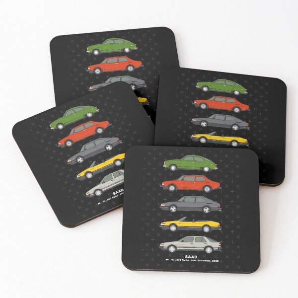 Item preview, Saab Classic Car Outline Illustration designed and sold by TeganGibbs.