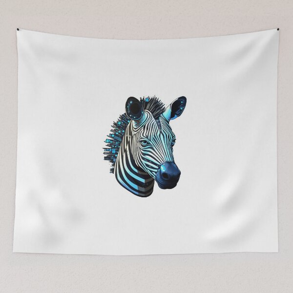 Item preview, Cyber Zebra // Zebra // Animal // Cyber Animal // Future // Animal Warrior designed and sold by SMARTKIT  DESIGNAGENCY.