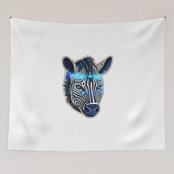 Item preview, Cyber Zebra // Zebra // Animal // Cyber Animal // Future // Animal Warrior designed and sold by SMARTKIT  DESIGNAGENCY.