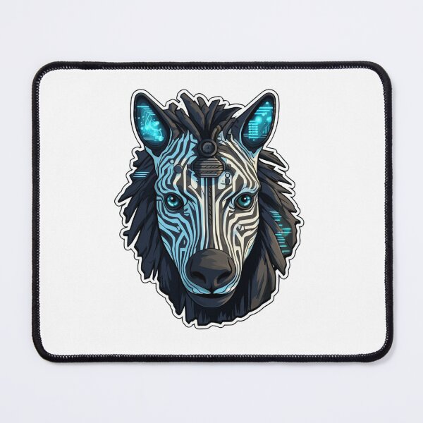Item preview, Cyber Zebra // Zebra // Animal // Cyber Animal // Future // Animal Warrior designed and sold by SMARTKIT DESIGNAGENCY.