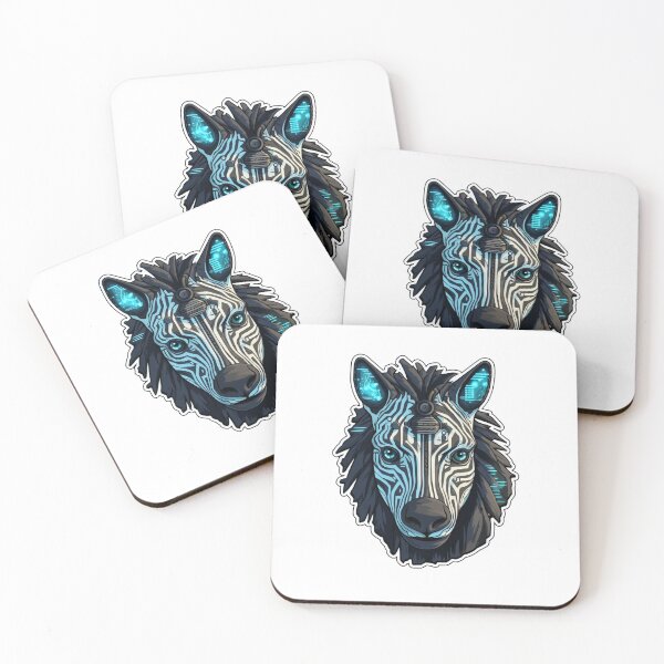 Item preview, Cyber Zebra // Zebra // Animal // Cyber Animal // Future // Animal Warrior designed and sold by SMARTKIT  DESIGNAGENCY.