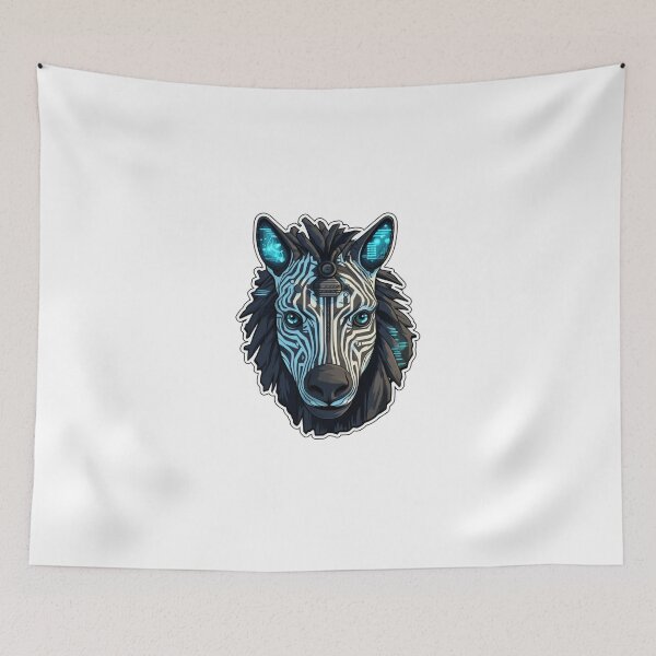 Item preview, Cyber Zebra // Zebra // Animal // Cyber Animal // Future // Animal Warrior designed and sold by SMARTKIT  DESIGNAGENCY.