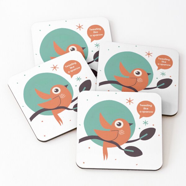 Item preview, Tweeting Bird designed and sold by moderncolor.