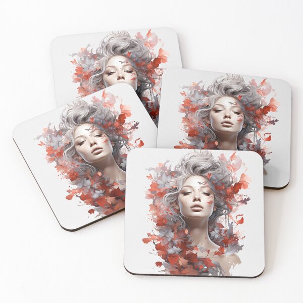 Item preview, Beautiful girl with silver hair designed and sold by CoolNeurodesign.