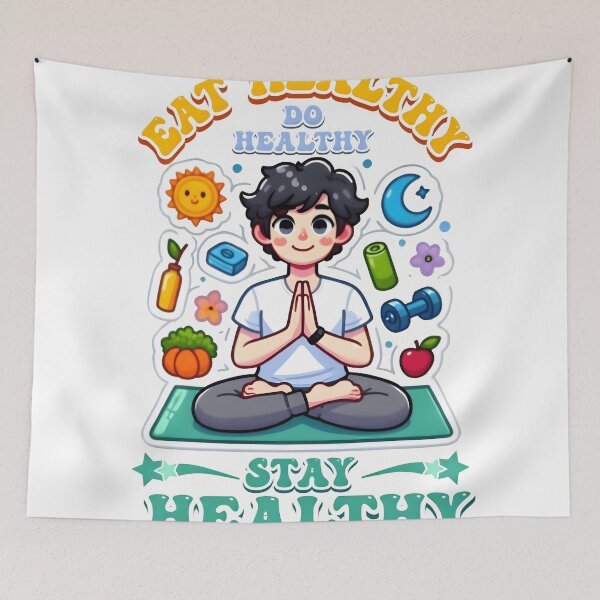 Item preview, Eat Healthy, Do Healthy, Stay Healthy  designed and sold by Zatch-Bell.