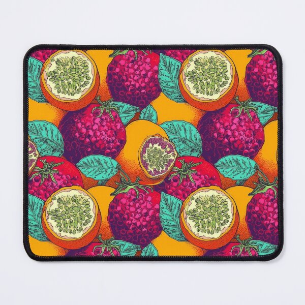 Item preview, Passion fruit in pop art style. Fruit multicolored pattern. Bright juicy pop art with Passion fruits. designed and sold by SculpterioShop.