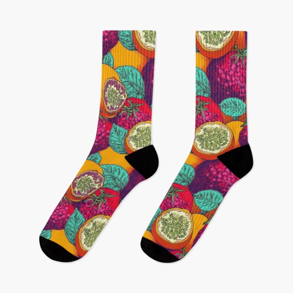 Item preview, Passion fruit in pop art style. Fruit multicolored pattern. Bright juicy pop art with Passion fruits. designed and sold by SculpterioShop.