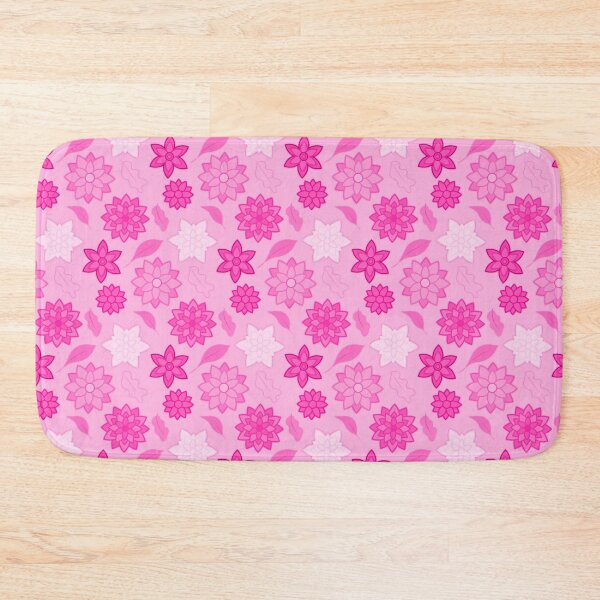 Item preview, Pink flower seamless pattern design  designed and sold by SpinklyCreations.
