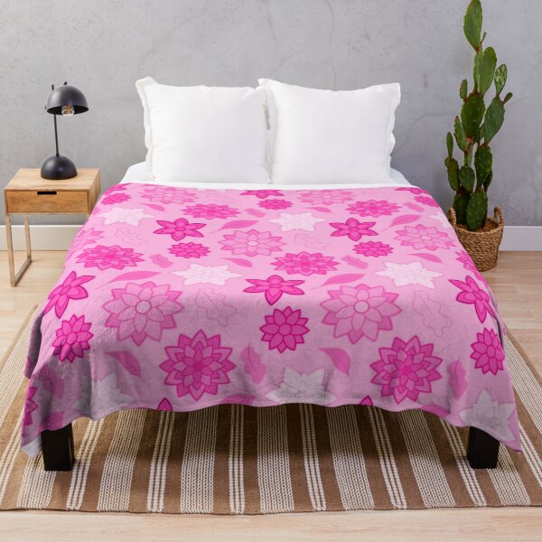 Item preview, Pink flower seamless pattern design  designed and sold by SpinklyCreations.