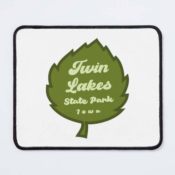 Item preview, Twin Lakes State Park Iowa Leaf designed and sold by bivenart.