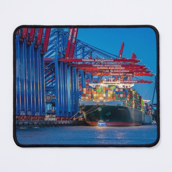 Item preview, Port of Hamburg - Terminal Burchardkai designed and sold by KreativFoto.