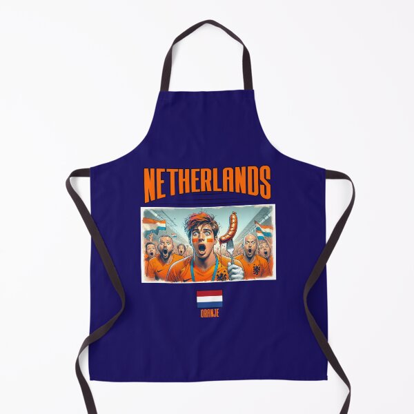 Item preview, Dutch Fans Euro24, sausage on a Fork. Netherlands designed and sold by Get-Forked.