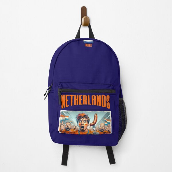 Item preview, Dutch Fans Euro24, sausage on a Fork. Netherlands designed and sold by Get-Forked.
