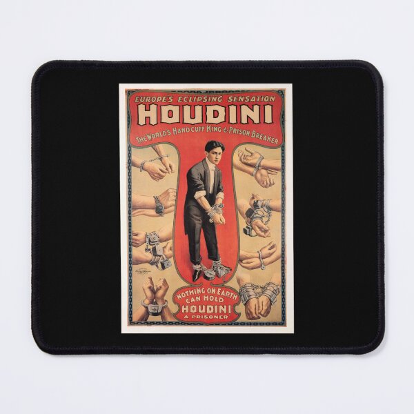 Item preview, Houdini retro poster  designed and sold by Christalleleand.