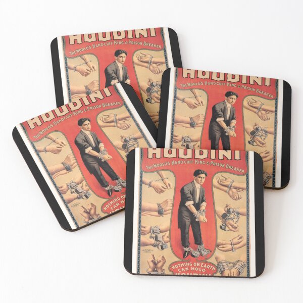 Item preview, Houdini retro poster  designed and sold by Christalleleand.